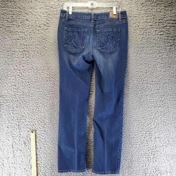 Maurices Jeans Womens 10 Blue Regular Fit Classic Stretch Denim Straight Leg - Picture 11 of 12
